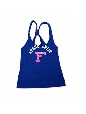 Vintage Y2K Abercrombie & Fitch blue tank top